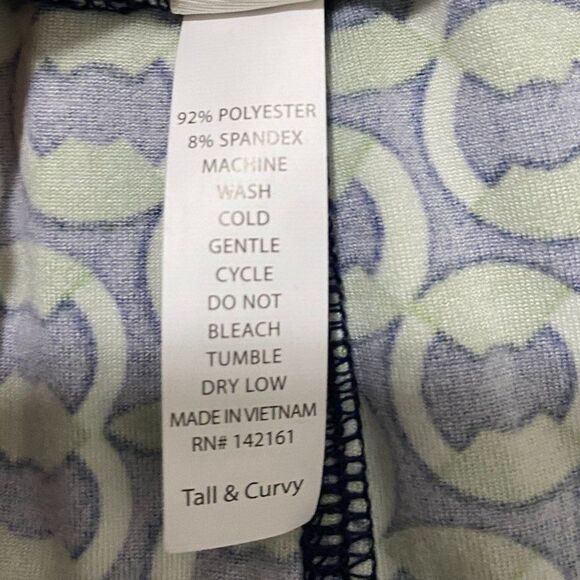 LuLa Roe Womens Leggins Tall & Curvy (12/14-22/24) - Picture 4 of 4